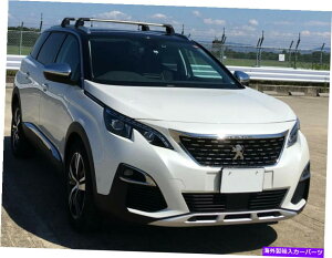 [tLA ^[gVo[GA2vW[5008 SUV 2017-2022̂߂̃NXo[NXo[ Turtle Silver Air 2 Roof Rail Racks Cross Bar for Peugeot 5008 SUV 2017-2022