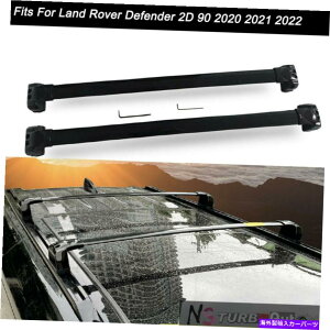 [tLA 2PCSh[o[fBtF_[ɓKXeXX`[NXo[2d 90 2020 2021 2022 2Pcs Stainless Steel Cross Bars Fit for Land Rover Defender 2D 90 2020 2021 2022