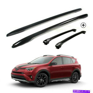 [tLA 4PCStBbg2013-2018g^RAV4 RAV-4[t[bNNXo[NXo[ 4Pcs Fits for 2013-2018 Toyota RAV4 RAV-4 Roof Rail Racks Cross Bars Crossbars