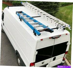 [tLA wr[f[eB[3o[_[[tbNtBbgFv}X^[nC[t Heavy Duty 3 Bar ladder roof rack Fits: RAM ProMaster High Roof all years