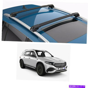 ���[�t�L�����A Turtle Black Air1���[�t���b�N2 PCS�����Z�f�X�p�N���X�o�[EQB 2021-2022-2023 Turtle Black Air1 Roof Racks 2 Pcs Cross Bars for Mercedes EQB 2021-2022-2023�y���s�A���i�z