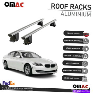 [tLA BMW 5V[YZ_2011-2016̌Œ_NXo[[tbNLA[ Fixed Point Cross Bar Roof Rack Carrier Rail For BMW 5 Series Sedan 2011-2016