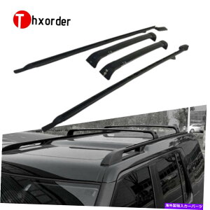 [tLA h[o[fBXJo[ɓK[tbNTCh[NXo[3 4 LR3 LR4 Black Roof Rack Side Rail Cross Bars Fit for Land Rover Discovery 3 4 LR3 LR4