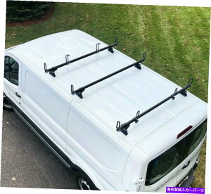 [tLA wr[f[eB[3o[GFY_[[tbNtBbgFgWbgJ[So[[tij Heavy Duty 3 Bar GFY ladder roof rack Fits: Transit Cargo Van Low Roof (black)