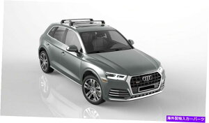 ルーフキャリア アウディQ3 2019-2020-2021-2022のためのタートルシルバーエア2ルーフレールラッククロスバー Turtle Silver Air 2 Roof Rail Racks Cross Bar for Audi Q3 2019-2020-2021-2022
