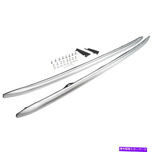 [tLA 2xVo[\ȃ[t[bNTCho[165|hőz_pCbg2016-20 2x Silver Adjustable Roof Rail Rack Side Bars 165lbs Max for Honda Pilot 2016-20