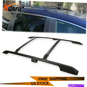 [tLA 2011-2017̃ubNA~jENXo[ +[tTCh[z_IfbZC4hA Black Aluminium Cross Bars + Roof Side Rails For 2011-2017 Honda Odyssey 4-Door