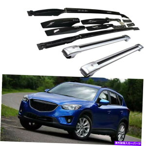[tLA 2PCSA~jE[t[bNNXo[NXo[tBbg2012-2016}c_CX-5 CX5 2Pcs Aluminum Roof Rail Rack Cross Bar Crossbar Fit for 2012-2016 Mazda CX-5 CX5