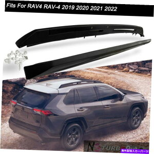 [tLA 2PCS[t[bNTCh[o[g^RAV4 RAV-4 2019 2020 2021 2022̃tBbg 2Pcs Roof Rail Rack Side Rail Bar Fits for Toyota RAV4 RAV-4 2019 2020 2021 2022