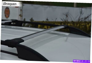 [tLA 2002-2014m[gtBbNLWBA~jEubN[t[ +NXo[K To Fit 2002 - 2014 Renault Trafic LWB Aluminium Black Roof Rail + Cross Bars