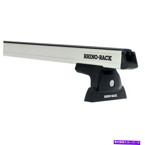 ���[�t�L�����A Rhino-rack y01-140-nt�w�r�[�f���[�e�B�V���o�[�g���b�N���[�t���b�N�V�X�e���Ȃ� Rhino-Rack Y01-140-NT Heavy Duty Silver No Track Roof Rack System�y���s�A���i�z