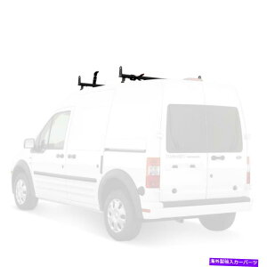[tLA Vantech Black J2000 2 BariA285 50 "j͂obNiw/ accj Vantech Black J2000 2 Bar (A285 50") Ladder Roof Van Rack (w/ acc)