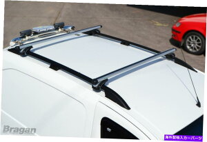 [tLA [tbN[ +tBAbghu2010+ SWBA~jEubNɍNXo[bNNXo[ Roof Rack Rails + Locking Cross Bars To Fit Fiat Doblo 2010+ SWB Aluminium BLACK