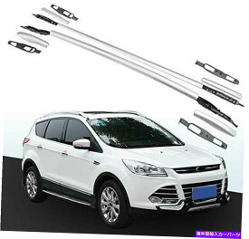 ルーフキャリア 2PCSアルミニウムルーフレールラックサイドレールバーフォードクガエスケープ2012-2019 2Pcs Aluminum Roof Rail Racks Side Rail Bars Fits for Ford KUGA Escape 2012-2019