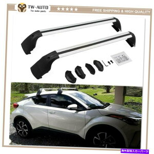 [tLA A~jE[t[bNNXo[NXo[̓g^C-HR CHR 2017-2021ɓK܂ Aluminum Roof Rail Rack Cross Bars Crossbars Fits for Toyota C-HR CHR 2017-2021