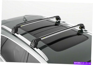[tLA ^[gVo[Air2[t[bNNTXRX 2016-2023pɃZbgZbg2 PCSNXo[ Turtle Silver Air2 Roof Rail Racks 2 Pcs Cross Bars Set for Lexus RX 2016-2023