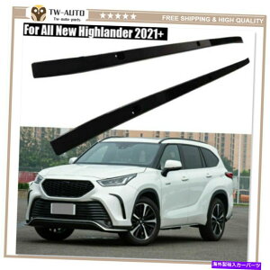[tLA g^nC_[XU70 2020-2022וLAo[ubNɓKĂ郋[tbN Roof Rack Fits For Toyota Highlander XU70 2020-2022 Luggage Carrier Bar Black