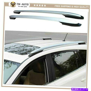 [tLA g^RAV4 RAV-4 2013-2018ɓKA~jE[t[bNTCh[o[z_[ Aluminum Roof Rail Rack Side Rail Bar Holder Fit for Toyota RAV4 RAV-4 2013-2018