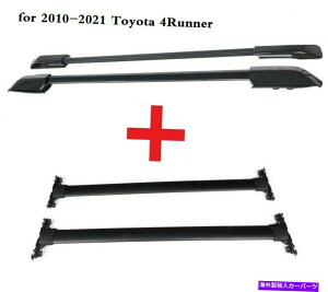 [tLA g^4runner 2010-2021וo[ubNi4pc/setj̃[tbNNXo[tBbg Roof Rack Cross Bar Fits For Toyota 4Runner 2010-2021 Luggage Bar Black(4pc/set)
