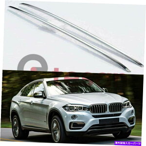 [tLA 2PCSA~jE[t[bNTCh[o[z_[BMW X6 F16 2015-2019̃tBbg 2Pcs Aluminum Roof Rail Rack Side Rail Bar Holder Fits for BMW X6 F16 2015-2019