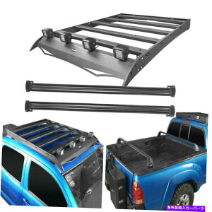 [tLA g^^R}p2xNXo[xbhbN +X`[[tbNוLA05-22 2x Cross Bar Bed Rack + Steel Roof Rack Luggage Carrier For Toyota Tacoma 05-22