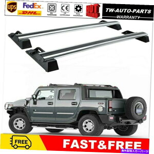 [tLA 2PCSA~jE[t[bNNXo[NXo[Hummer H2 2003-2010̃tBbg 2Pcs Aluminum Roof Rail Racks Cross Bars Crossbars Fits for Hummer H2 2003-2010