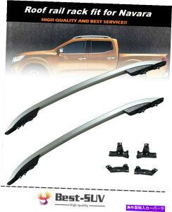 ���[�t�L�����A 2PCS���[�t���[�����b�N�T�C�h���[���o�[2014-2018���Y�i�o��NP300 D23�̃t�B�b�g 2Pcs Roof Rail Rack Side Rail Bar Fits for 2014-2018 Nissan Navara NP300 D23�y���s�A���i�z