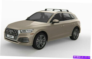 [tLA AEfBQ5i8Rj2008-2017p̃^[gVo[GAV2[t[bNNXo[i8Rj2008-2017 Turtle Silver Air V2 Roof Rail Racks Cross Bar for Audi Q5 (8R) 2008-2017