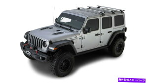 [tLA Rhino Rack 18-20tBbgW[vO[JL Vortex RCL Silver 3BarobN{[[tbN Rhino Rack 18-20 Fits Jeep Wrangler JL Vortex RCL Silver 3Bar Backbone Roof Rack