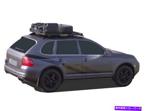 [tLA Slimline II[t[bNLbg|VFJCGƌ݊܂i2002-2010j Slimline II Roof Rail Rack Kit compatible with Porsche Cayenne (2002-2010)