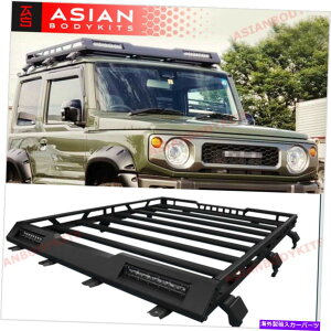 [tLA XYLLEDt[tbNo[וJIMNY JB64W JB74W 4 Gen 2018+ ROOF RACK BAR LUGGAGE WITH LED FOR SUZUKI JIMNY JB64W JB74W 4 Gen 2018+