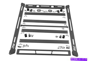 ���[�t�L�����A 18-22�W�[�vJL�����O���[10612��LED���C�g�t�����t�J���g���[���[�t���b�N�V�X�e�� Rough Country Roof Rack System w/o LED Lights for 18-22 Jeep JL Wrangler 10612�y���s�A���i�z