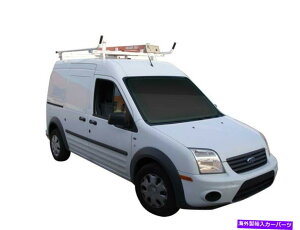 [tLA 2010-2013 Ford Transit Connect Aluminium Ladder Rack-x[Xf 2010 - 2013 Ford Transit Connect Aluminum Ladder Rack - Base Model