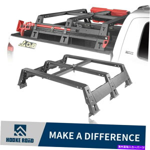 [tLA Hooke Road 13 "xbh͂bNݕݕLÃg^ch2014-2021 Hooke Road 13" Bed Ladder Rack Cargo Storage Carrier for Toyota Tundra 2014-2021