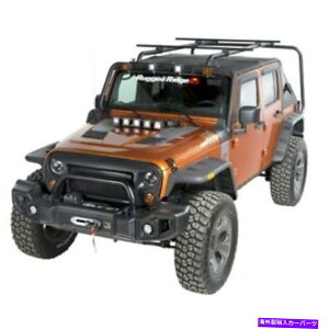 ���[�t�L�����A ���ȃ��b�W11703.22 07-18�̃V�F���p���[�t���b�N�L�b�g Rugged Ridge 11703.22 Sherpa Roof Rack Kit For 07-18 Jeep JKU 4dr NEW�y���s�A���i�z