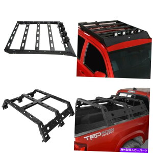 [tLA X`[gbv[tbN +g^^R}p̃AxbhbNR{Zbg05-22ANZXLu Steel Top Roof Rack + Rear Bed Rack Combo Set for Toyota Tacoma 05-22 Access Cab