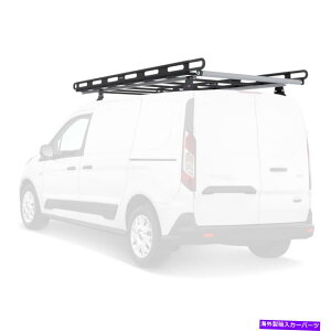 [tLA Vantech H2-94.5 "͂ݕbNBtBbgFgWbgRlNg2014-IubN Vantech H2 - 94.5" Ladder Roof Cargo Rack. Fits: Transit Connect 2014-On Black