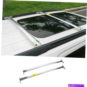 ���[�t�L�����A Ford Explorer 2011-2019�p�N���[���X�`�[���g�b�v���[�t���b�N�ו��L�����A���[��2PCS Chrome Steel Top Roof Rack Luggage Carrier Rail 2PCS For Ford Explorer 2011-2019