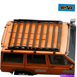 [tLA 84-01`FL[XJɓKוLȂgݗčς݉וLA EAG Steel Roof Rack Assembled Luggage Carrier Fit for 84-01 Cherokee XJ