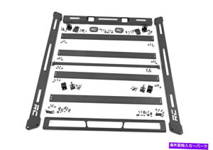 [tLA W[vO[JL̂߂̃tJg[n[hgbv[tbNVXeB 10612 Rough Country Hard Top Roof Rack System w/o LEDs, for Jeep Wrangler JL; 10612