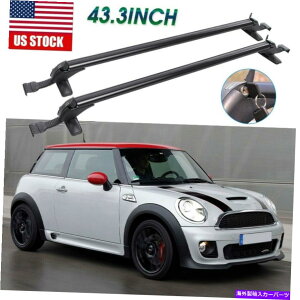 [tLA ~jN[p[2002-22 JCWnb`obNJ[gbv[tbNNXo[43.3 "w/ lock For Mini Cooper 2002-22 JCW Hatchback Car Top Roof Rack Cross Bar 43.3" w/ Lock
