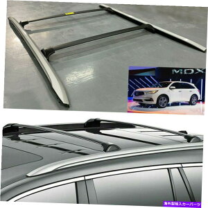 [tLA 2014-2021 Acura MDX Roof Side Rail Rack Cross Bars CrossBars Cargo4PCStBbg 4Pcs Fits for 2014-2021 Acura MDX Roof Side Rail Rack Cross Bars Crossbars Cargo