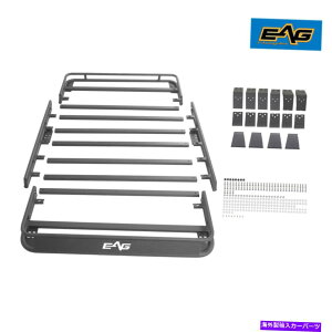 ルーフキャリア 84-01ジープチェロキーXJに合わせて貨物バスケットブラックを組み立てたEAGルーフラック EAG Roof Rack Assembled Cargo Basket Black Fit for 84-01 Jeep Cherokee XJ