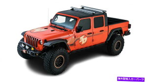 [tLA Rhino Rack 20-22tBbgW[vOfBG[^[JT 4DRwr[f[eB[2BARobN{[[tbN Rhino Rack 20-22 Fits Jeep Gladiator JT 4dr Heavy Duty 2Bar Backbone Roof Rack