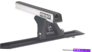 ルーフキャリア Rhino Rack 91-97に適合トヨタランドクルーザー80シリーズRL110ブラック4バールーフラック Rhino Rack 91-97 Fits TOYOTA Land Cruiser 80 Series RL110 Black 4 Bar Roof Rack