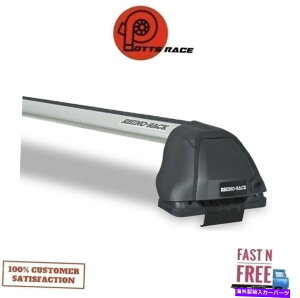 [tLA RHINObNRS493 2500 RSVo[2o[[tbN07-11/05-11AEfBS6/A6 Rhino Rack RS493 2500 RS Silver 2 Bar Roof Rack For 07-11/05-11 Audi S6/A6