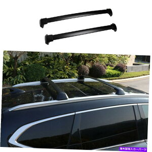 [tLA z_CR-V 2017-2021A~jEubN[t[NXo[bNוɓKĂ܂ Fit For Honda CR-V 2017-2021 Aluminum Black Roof Rail Cross Bars Rack Luggage