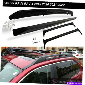 [tLA 4PCS FITS RAV4 RAV-4 2019 2020 2021 2022[t[bNNXo[NXo[ 4Pcs Fits for RAV4 RAV-4 2019 2020 2021 2022 Roof Rail Rack Cross Bars Crossbars