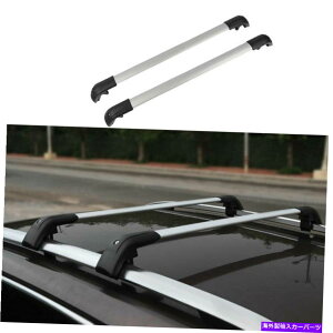[tLA VW TOUAREG 2011-2018 Silver Aluminium Top Roof Rack Luggage Carrier Rail 2PCS For VW Touareg 2011-2018 Silver Aluminum Top Roof Rack Luggage Carrier Rail 2PCS