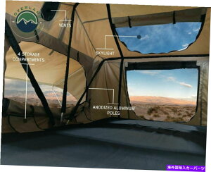 [tLA TMBK 3l̉gbvegCtCW[vAgbNJ[[tgbvegRTT TMBK 3 Person Roof Top Tent with Rain Fly Jeep, Truck & Car Roof Top Tent RTT